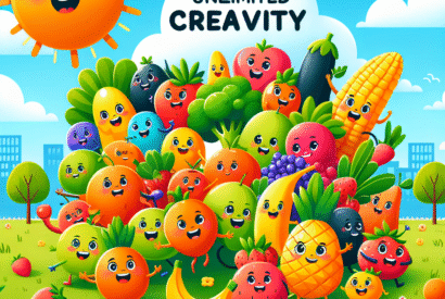 Thumbnail for Kreativitas Tak Terbatas: Poster Makanan Sehat Kartun untuk Anak-anak