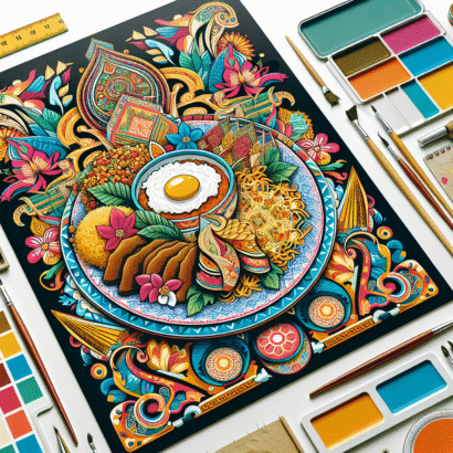 Kreativitas dalam Desain Poster Makanan Tradisional Indonesia: Menggugah