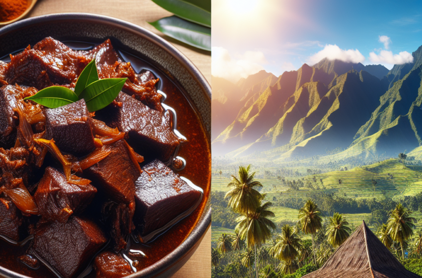 Rendang dari Sumatera Barat
