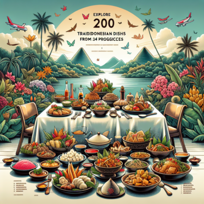 Explore 200 Traditional Indonesian Dishes from 34 Provinces and Their